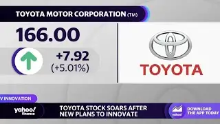 Toyota stock jumps on new EV plans