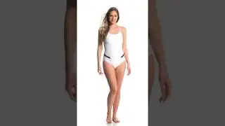 Speedo Women's Precision Pleat Flyback Chlorine Resistant One Piece Swimsuit | SwimOutlet.com