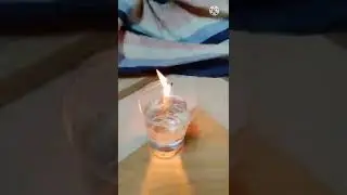 Gajab science magic trick/magic trick#trick for kids#ytshorts#explorepages#fireonwater#subscribe