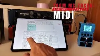 Zoom MS70 CDR+  Change Presets via Midi
