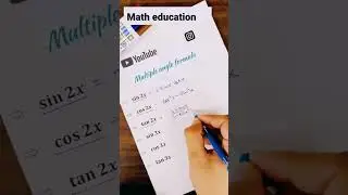 😪 Multiple angle formula l #upsc #ssc l math education l #shorts