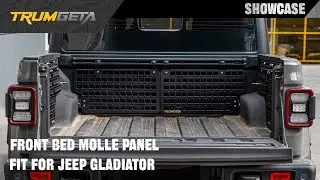 TRUMGETA - Front Bed MOLLE Panel Fit for 5 Feet Jeep Gladiator 2020+