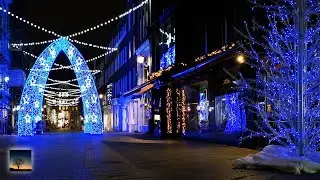 Joyous Christmas Street Sounds with Holiday Crowd Ambience | 8 Hours