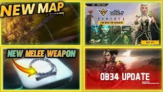 Ob34 update 😍🔥 New melee weapon 🤯 New map -Suggestion FF