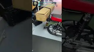 Honda cross cub 110 Rear Rack and Rear support frame，Let me show you the weighing test.