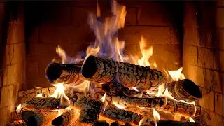🔥 Cozy Fireplace 4K. Fireplace with Crackling Fireplace Sounds. Fireplace 4K UHD