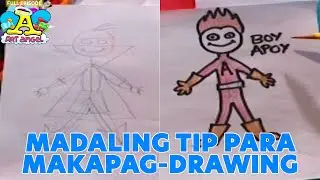 Paano nga ba mag-drawing ng superhero figure sa madaling paraan? | Art Angel