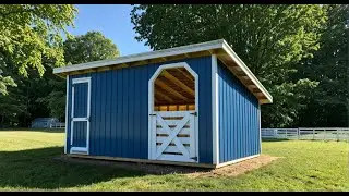 10x16 Goat Shed Plans Build Video