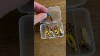 Micro spinners pra uso na pesca da truta 3 gramas #truta #trout #fishing #pesquesolte
