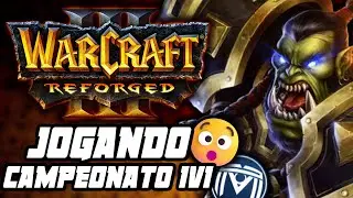 WARCRAFT 3 REFORGED: TORNEIO 1V1 DA FOM LEAGUE PT. 1! WC3 remaster gameplay português PT-BR