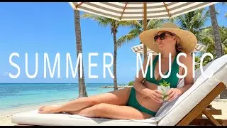 Calming Summer Music | Ambient Cafe Background Music for Relaxation, Chilling