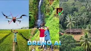 How to make drone short video editing mobile keise banaya ai gaon Ke video Edits 
