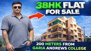 3BHK(1150 SQFT) Flat For Sale With  Parking / 200 Meters From Garia Andrews College