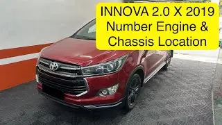 Innova 2.0 X 2019 Number Engine & Chassis Location