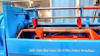 TP-76CNC Full Automatic Metal Tube Tapering Rotary Swager Ground Screw Pipe Pile Making Machine