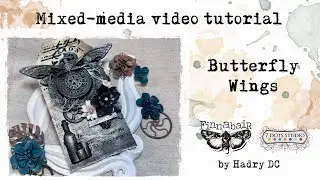 Butterfly Wings Mixed Media tag by @HadryDCMixedMedia
