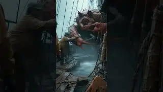 Giant Crab😯🦀#TerrifyingCreatures#CursedOcean#UnknownBeasts#AbyssalHorrors#HorrorShorts