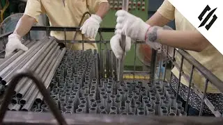 Making Metal 2 Lacrosse Shafts | StringKing