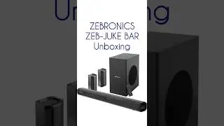 ZEBRONICS ZEB JUKE BAR 300W 5.1 Home Theatre Unboxing #zebronicssoundbar #shortsfeed #hometheater