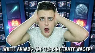 TITANIUM WHITE ANIMUS GP AND TURBINE CRATE OPENING BATTLE! | Rocket League OVERDRIVE Crate Opening!