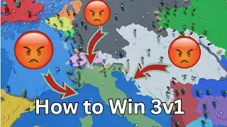 HOW TO WIN a 3v1 in Roblox Conquer the World WW2