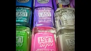 L.A. Colors Color Last Nail Polish Haul & Review!