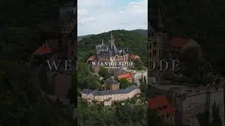 Wernigerode Castle 🇩🇪 Harz Germany. #Travel #Germany #Drone