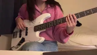 Lucky daye - Late night bass cover