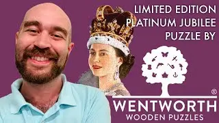 Limited Edition PLATINUM JUBILEE Puzzle by WENTWORTH WOODEN PUZZLES