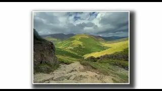 Lake District, Moss Force Waterfall, Rydal Cave, and Workington Beach sunset