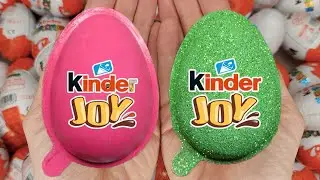 Satisfying Video | Unpacking Yummy Kinder Joy & Kinder Surprise Chocolate Eggs ASMR Candy Opening