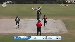 Mohamad Aadil Alam 3 wickets vs United States, | 3rd Match - Nepal vs United States