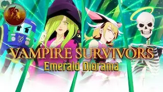 Vampire Survivors: Emerald Diorama Gameplay | SaGa's Epic Crossover | Variety Gaming | GamerQuest