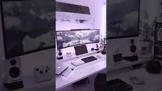 Gaming setup room, work station #game #gamesetup #pcgaming #setup #study #mancave #roomtour #shorts