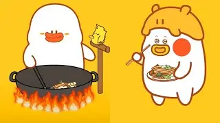 屁屁鸭饭馆开业啦！快来选择你中意的食物吧！