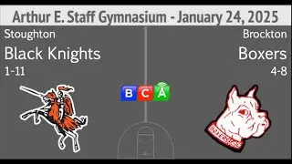 Brockton High School Girls Basketball vs Stoughton High 01-24-25