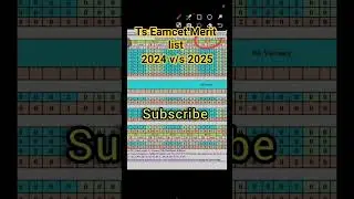 TS EAPCET 2025 BiPC Merit list update| Counselling NOTIFICATION Released|PJTSAU SeatAllotment#cet