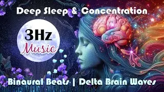 3 hz delta brain waves | 3 hz frequency sleep binaural beats | Sound Music