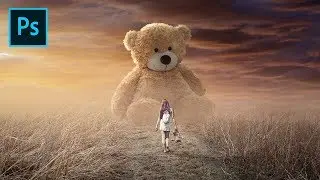 Photoshop CC Tutorial - Photo Manipulation - Big Teddy Bear
