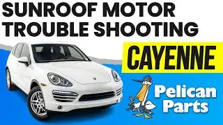 Porsche Cayenne 958 Sunroof Motor Trouble Shooting and Replacement (2011 - 2019)