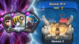 LEGENDARIES IN ARENA 2 - Sparky, Princess, Ice Wizard - Clash Royale Trolling