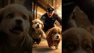 poor Innocence Stopped at the Entrance  #ai #viral #puppy
