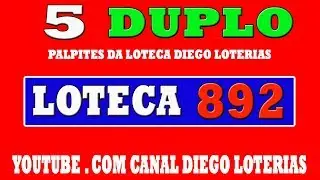 PALPITES DA LOTECA 892  LOTECA 893  5 DUPLO
