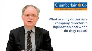 What are my duties as a company director in liquidation and when do they cease?