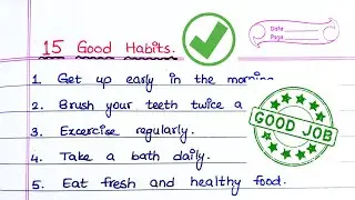 15 Lines on Good Manners in English | Good Habits for kids