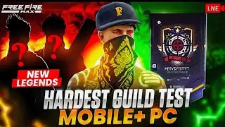 FREE FIRE LIVE 1 VS 2 GUILD TEST !! FF LIVE CUSTOM GIVEAWAY! FF LIVE GUILD TEST ! @NonstopGaming_