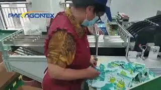Round cotton remover pad machine/Cotton makeup pad machine #machine #machinery