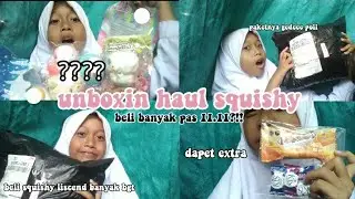 HAUL SQUISHY MURAH SHOPEE 11.11 - BELI BANYAK BANGETTT