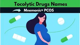 Mnemonic For Tocolytic Drugs Names | Tocolytic Agents Mnemomic | Obstetrics Mnemonic Dr MubasharAta