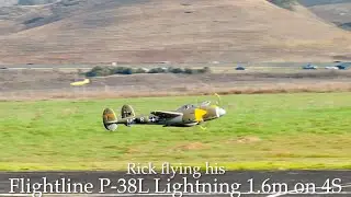 Rick&rsquo;s FlightLine P-38L Lightning 1.6m PNP on 4S